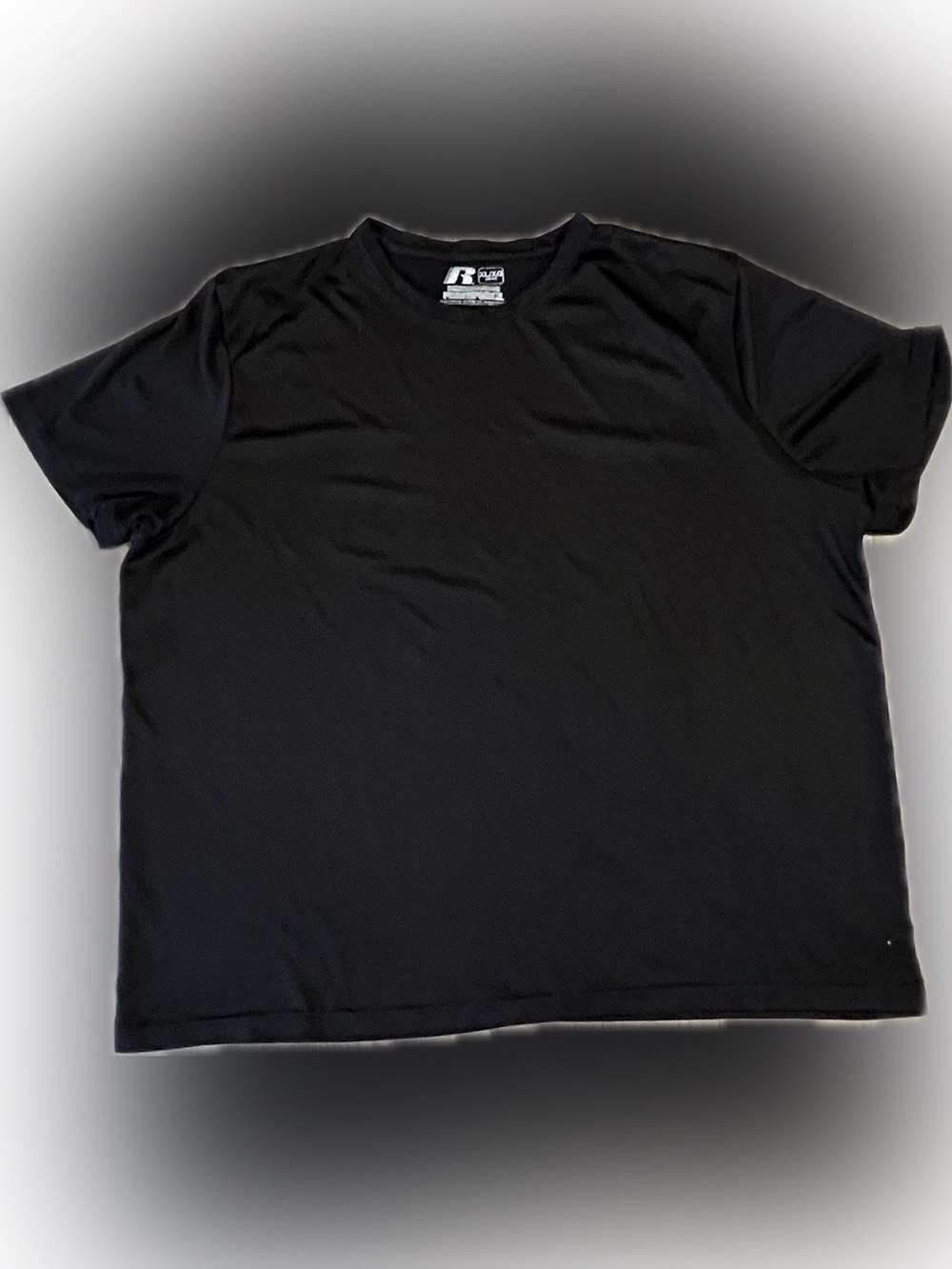 🍄 Russell Athletic Men's Black Performance Athletic Crew Tee Shirt XL